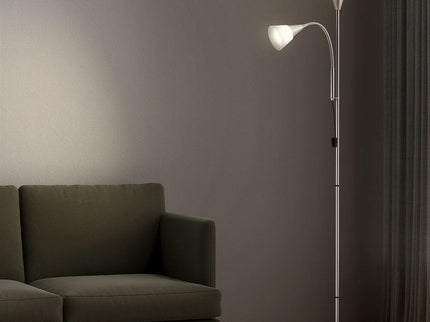 Artiss Floor Lamp Mother and Child Modern Home Living Room Office Reading Silver.