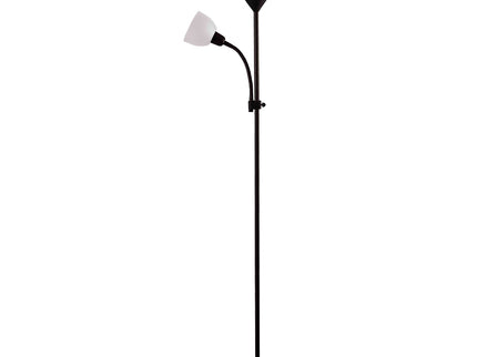 Georgia Mother and Child Floor Lamp Black Grey White Modern Adjustable Lighting.