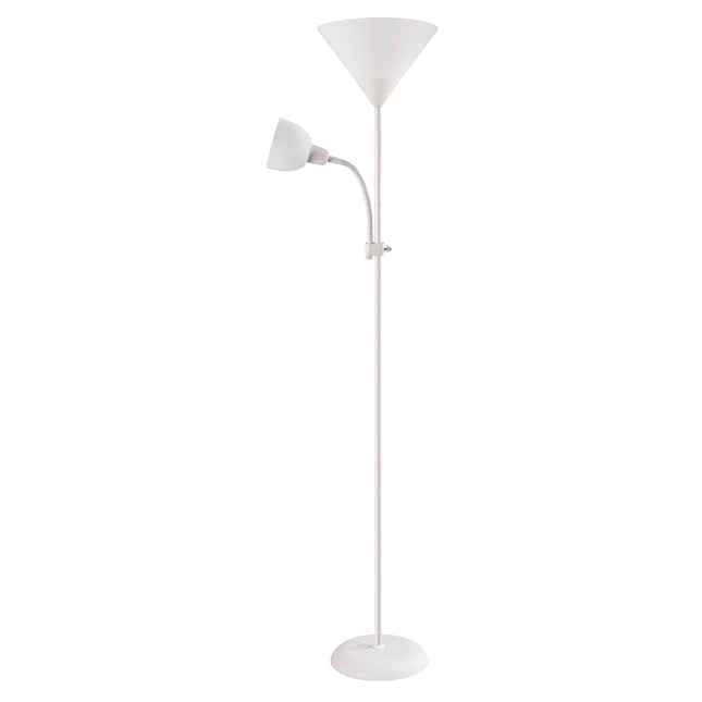 Georgia Mother and Child Floor Lamp Black Grey White Modern Adjustable Lighting.