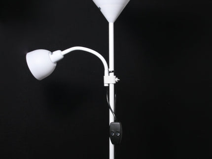 Georgia Mother and Child Floor Lamp Black Grey White Modern Adjustable Lighting.