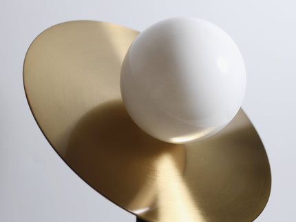 Semino Table Lamp Modern Black and Gold Indoor Lighting Fixture.
