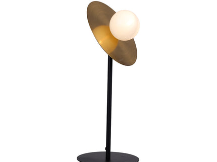 Semino Table Lamp Modern Black and Gold Indoor Lighting Fixture.