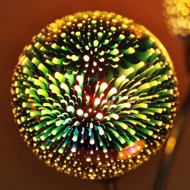 Candice Floor Lamp Modern Chrome Three Sphere Lighting Fixture.