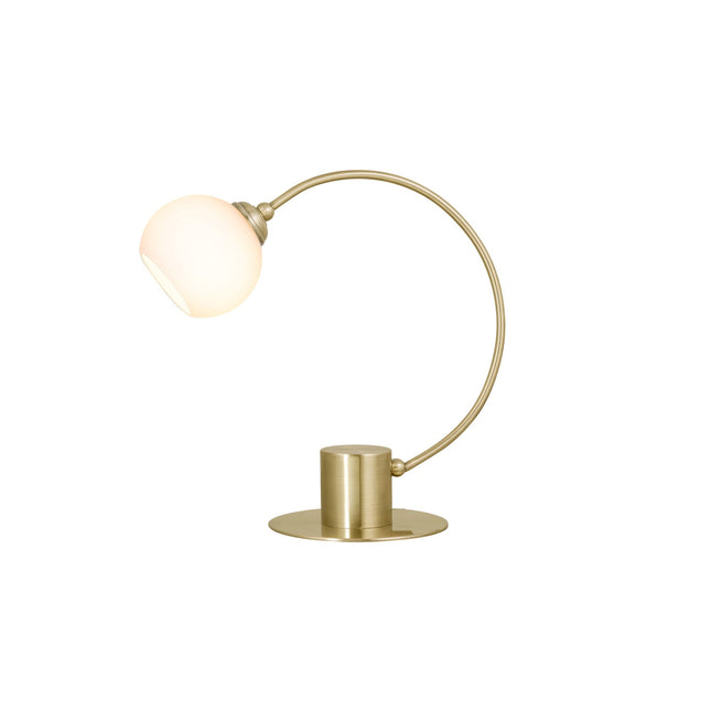 Penelope Touch Table Lamp Chrome and Antique Brass for Modern Decor.