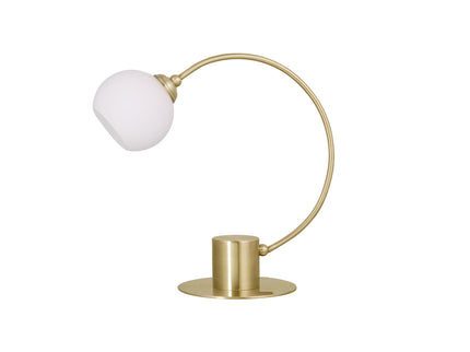 Penelope Touch Table Lamp Chrome and Antique Brass for Modern Decor