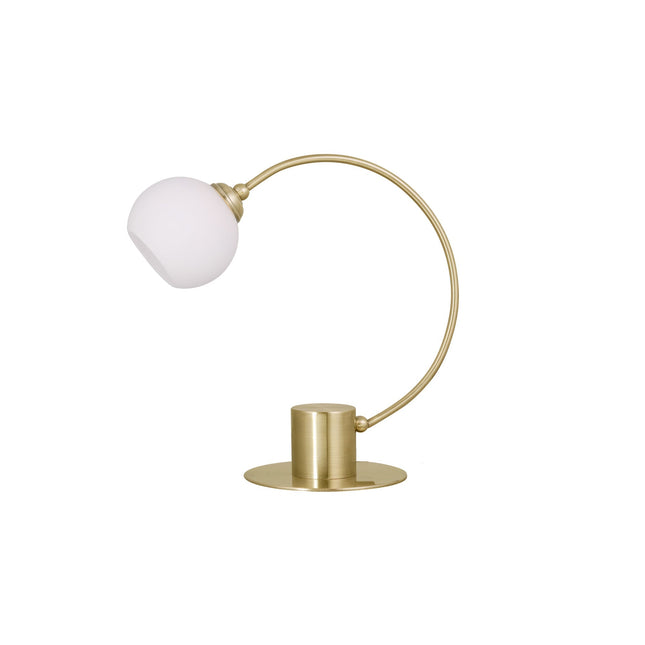 Penelope Touch Table Lamp Chrome and Antique Brass for Modern Decor