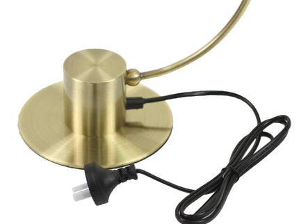 Penelope Touch Table Lamp Chrome and Antique Brass for Modern Decor