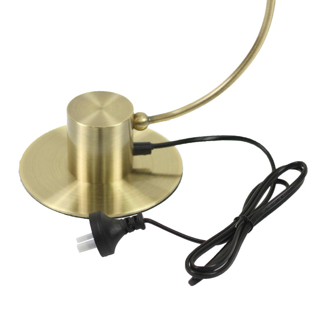 Penelope Touch Table Lamp Chrome and Antique Brass for Modern Decor