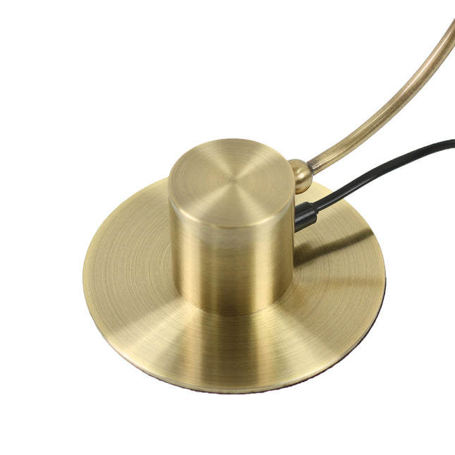 Penelope Touch Table Lamp Chrome and Antique Brass for Modern Decor