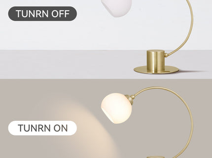 Penelope Touch Table Lamp Chrome and Antique Brass for Modern Decor.