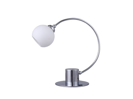 Penelope Touch Table Lamp Chrome and Antique Brass for Modern Decor.