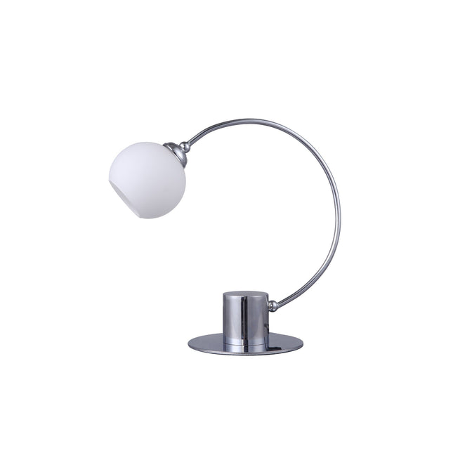 Penelope Touch Table Lamp Chrome and Antique Brass for Modern Decor.