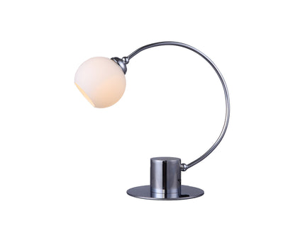 Penelope Touch Table Lamp Chrome and Antique Brass for Modern Decor.