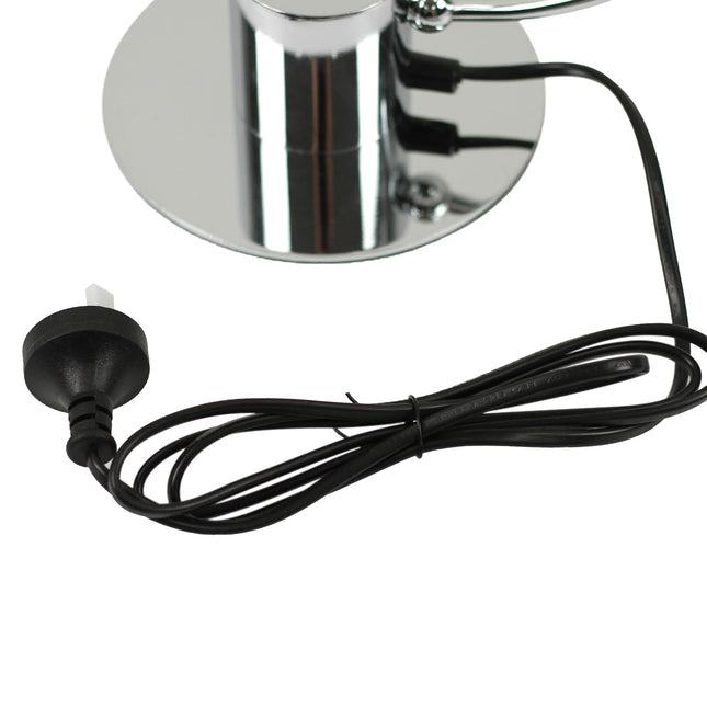 Penelope Touch Table Lamp Chrome and Antique Brass for Modern Decor.