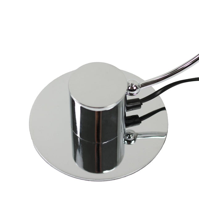 Penelope Touch Table Lamp Chrome and Antique Brass for Modern Decor.