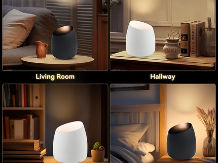 Chester Uplight Table Lamp Black White Stylish Modern Lighting.