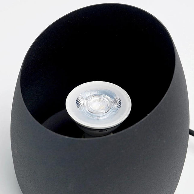 Chester Uplight Table Lamp Black White Stylish Modern Lighting.