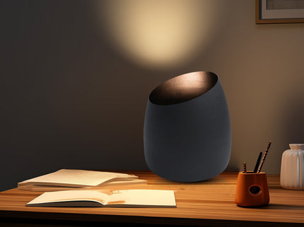 Chester Uplight Table Lamp Black White Stylish Modern Lighting.