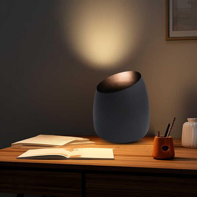 Chester Uplight Table Lamp Black White Stylish Modern Lighting.