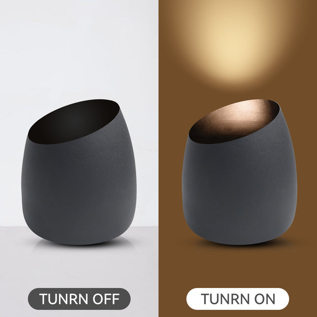 Chester Uplight Table Lamp Black White Stylish Modern Lighting.