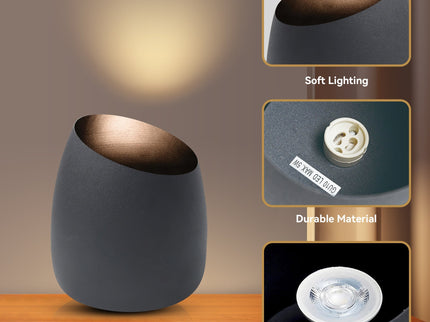 Chester Uplight Table Lamp Black White Stylish Modern Lighting.