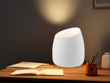 Chester Uplight Table Lamp Black White Stylish Modern Lighting.