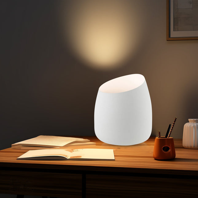 Chester Uplight Table Lamp Black White Stylish Modern Lighting.