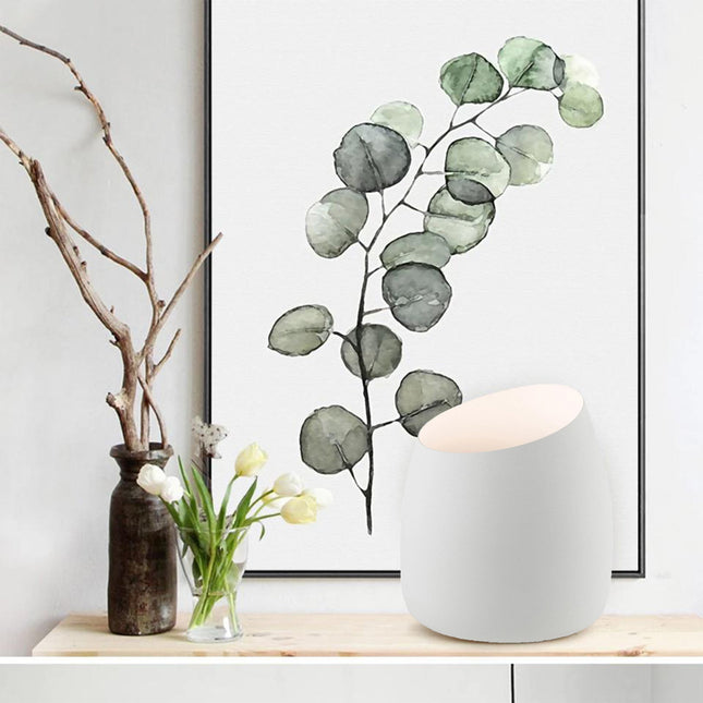 Chester Uplight Table Lamp Black White Stylish Modern Lighting.