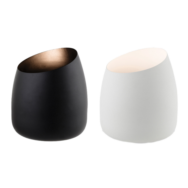 Chester Uplight Table Lamp Black White Stylish Modern Lighting.