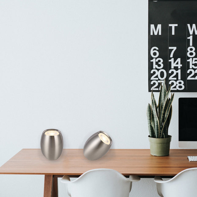 Eleni Uplight LED Table Lamp Modern Compact Desk Light.