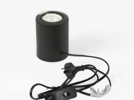 Zaro Table Light Black White Satin Chrome Modern Desk Lamp.