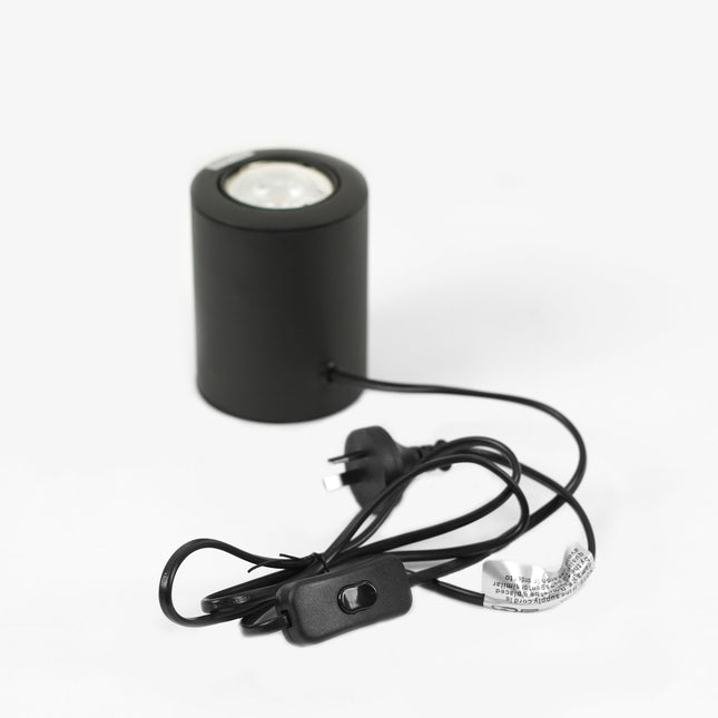Zaro Table Light Black White Satin Chrome Modern Desk Lamp.