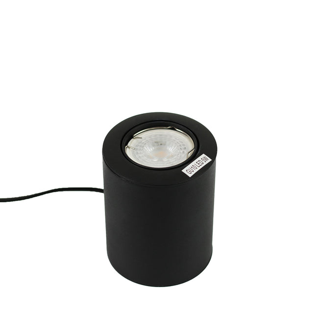 Zaro Table Light Black White Satin Chrome Modern Desk Lamp.