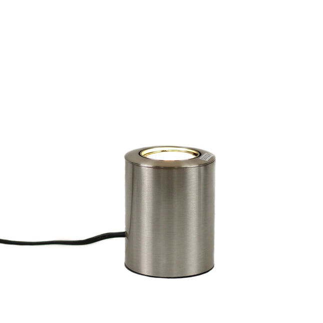 Zaro Table Light Black White Satin Chrome Modern Desk Lamp