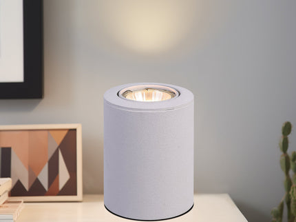Zaro Table Light Black White Satin Chrome Modern Desk Lamp.