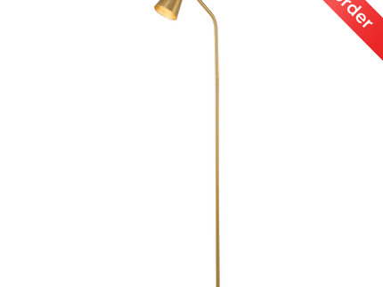Isolde Floor Lamp with Adjustable Conical Shade for Modern Interiors.