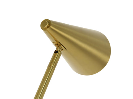 Isolde Floor Lamp with Adjustable Conical Shade for Modern Interiors.