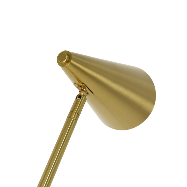 Isolde Floor Lamp with Adjustable Conical Shade for Modern Interiors.