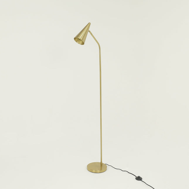 Isolde Floor Lamp with Adjustable Conical Shade for Modern Interiors.