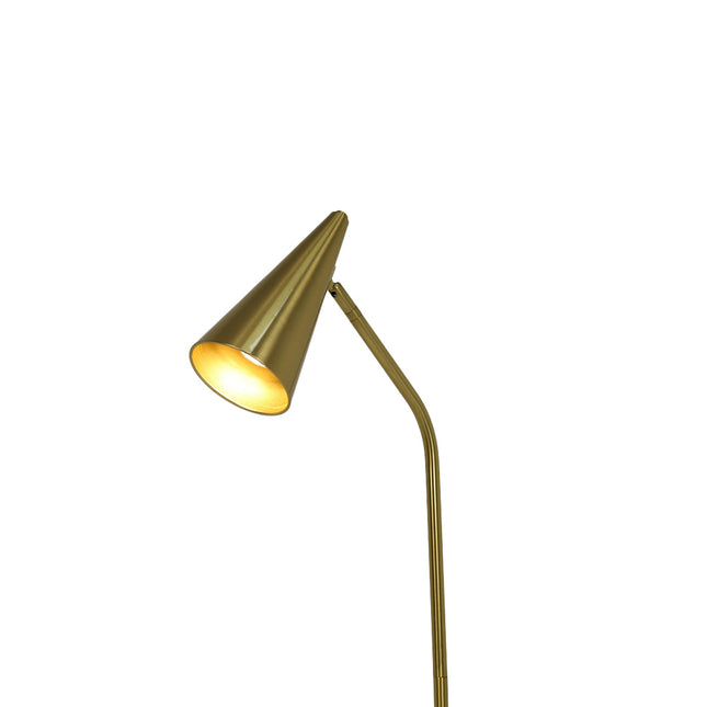 Isolde Floor Lamp with Adjustable Conical Shade for Modern Interiors.