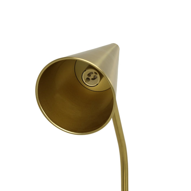 Isolde Floor Lamp with Adjustable Conical Shade for Modern Interiors.