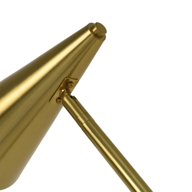 Isolde Floor Lamp with Adjustable Conical Shade for Modern Interiors.