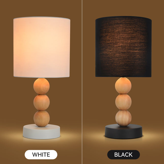 Cara Table Lamp Black White Modern Decorative Lighting for Home.