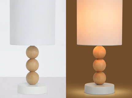 Cara Table Lamp Black White Modern Decorative Lighting for Home.