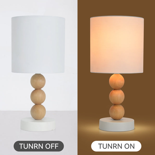 Cara Table Lamp Black White Modern Decorative Lighting for Home.