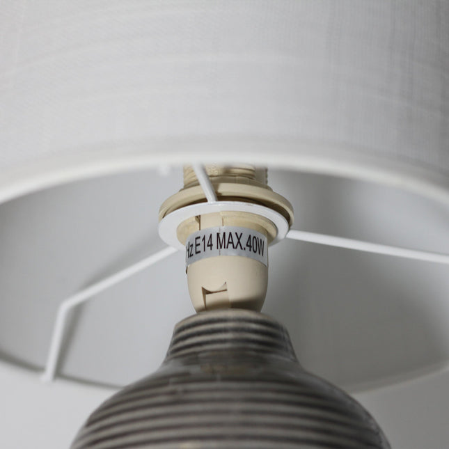 Botany Ceramic T L Set of 2 Stylish Modern Table Lamps for Home.