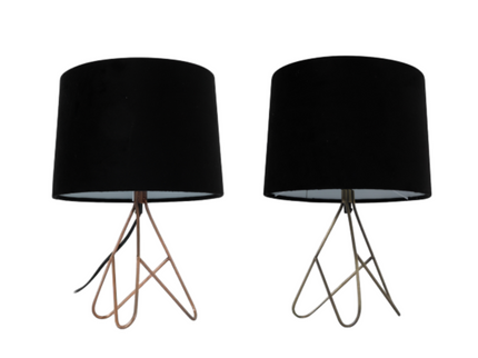 Belira Table Lamp Copper Antique Brass Modern Home Lighting.