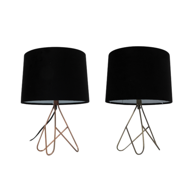 Belira Table Lamp Copper Antique Brass Modern Home Lighting.