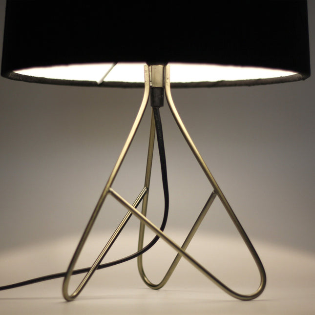 Belira Table Lamp Copper Antique Brass Modern Home Lighting.