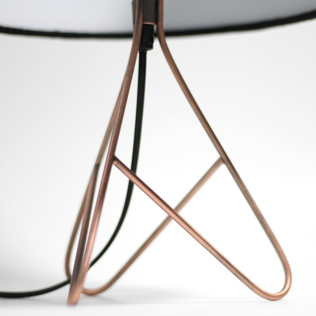 Belira Table Lamp Copper Antique Brass Modern Home Lighting.
